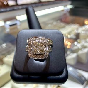 14k/3.5ctw ladies 2 piece Genuine Diamond bridal